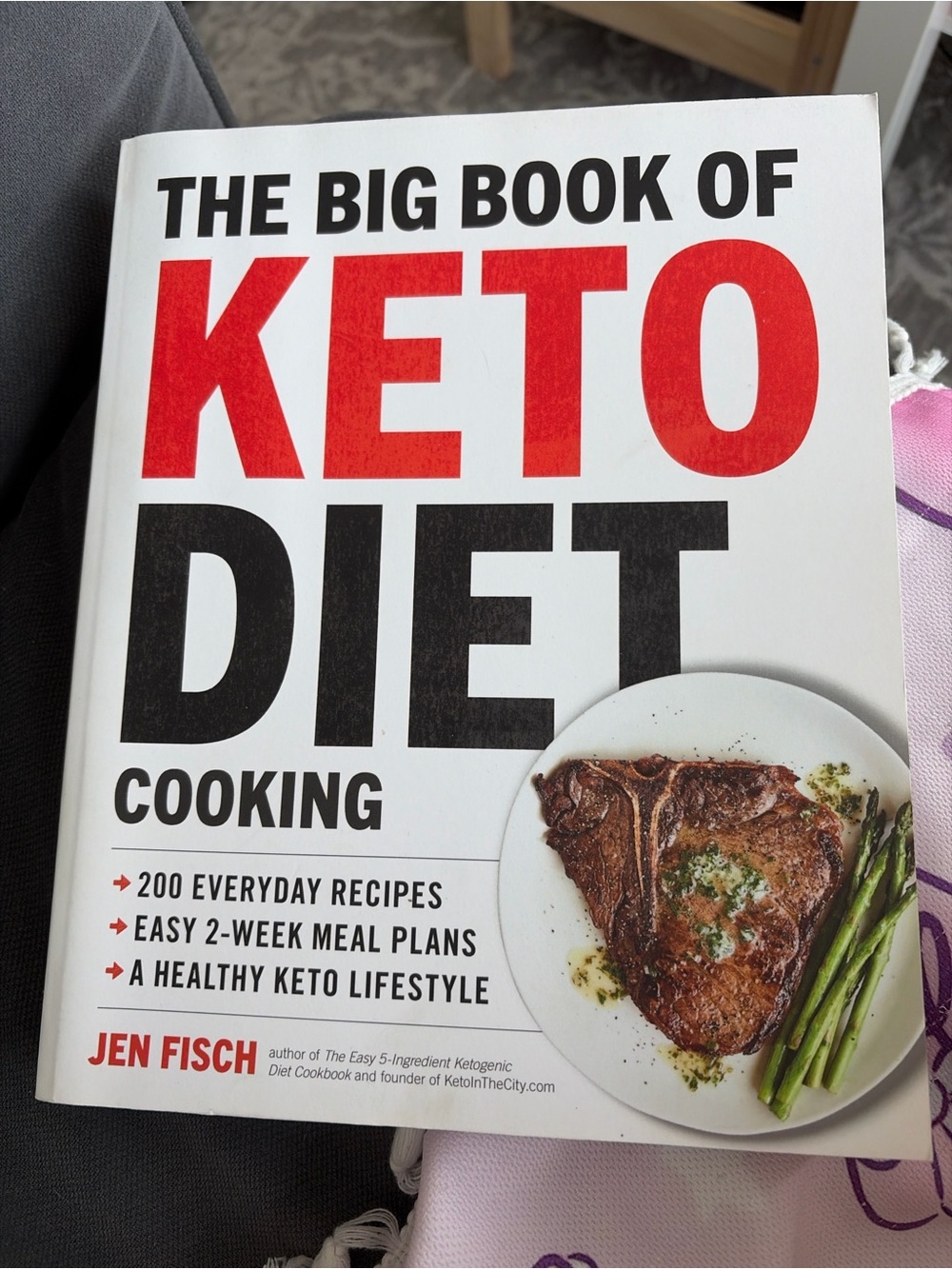 The Big Book of Keto Diet Cooking - Red & Black Cover
